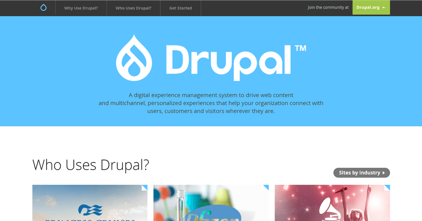 drupal screenshot