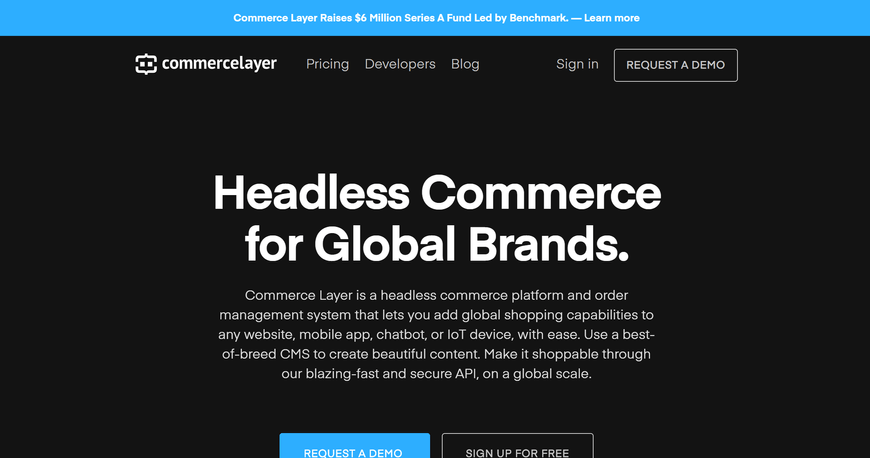 CommerceLayer is build to help transform a Jamstack site into a Jamstack eCommerce site.