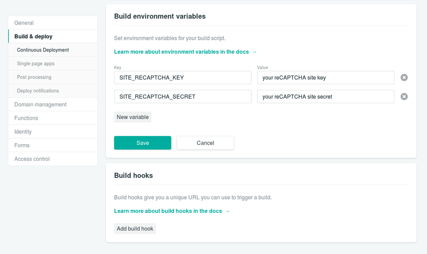 netlify form